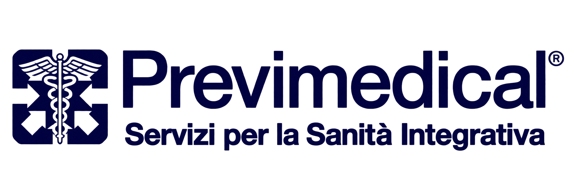 Logo Previmedical in blu navy